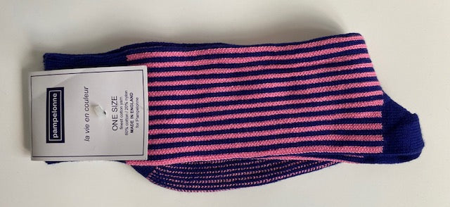 Men's Cotton Socks - Vertical Stripe