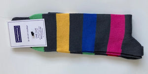 Men's Cotton Socks - Multistripe